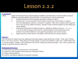 PPT-Lesson 2.2.2 Lesson 2.2.2