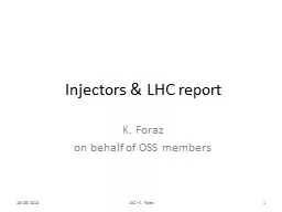 Injectors & LHC report