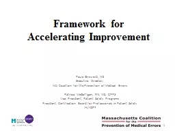 Framework for  Accelerating Improvement