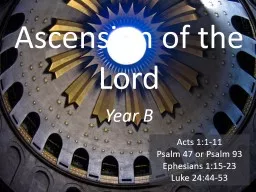 Ascension of the Lord Year B