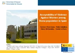 Acceptability  of  Violence