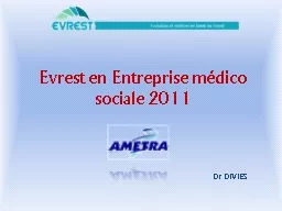 PPT-Evrest en Entreprise médico