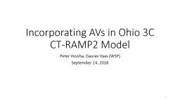 Incorporating AVs in Ohio 3C