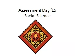 Assessment Day ‘15 Social Science