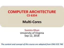 PPT-Samira Khan University of Virginia