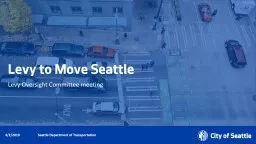 Levy to Move Seattle Levy Oversight Committee meeting