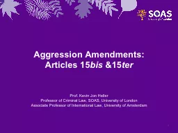 Aggression Amendments: Articles 15