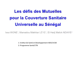 Les  défis  des  M utuelles