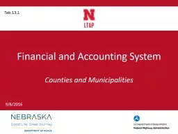 Financial and Accounting System