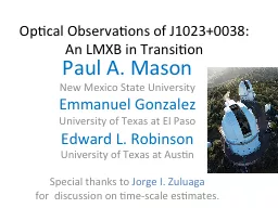 PPT-Optical Observations of J1023+0038: An LMXB in Transition