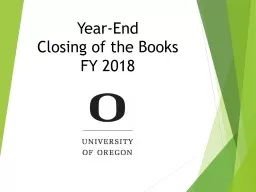 Year-End Closing of the Books
