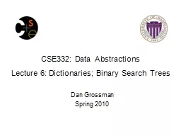 CSE332: Data Abstractions