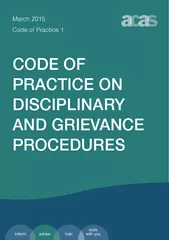 CODE OF PRACTICE ON DISCIPLINARY AND GRIEVANCE PROCEDU