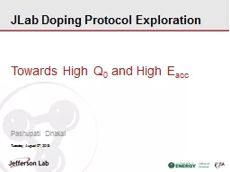 JLab   Doping Protocol Exploration