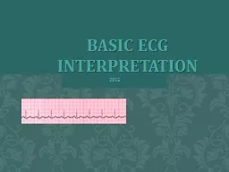 2015 BASIC ECG INTERPRETATION