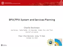 PPT-BPIX/FPIX System and Services Planning