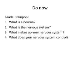 Do now Grade  Brainpop !