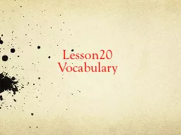 Lesson20  Vocabulary  Morbid