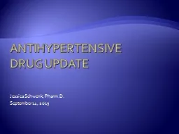 PPT-Antihypertensive Drug Update