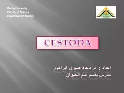 PPT-Benha University Faculty of Science