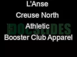 L’Anse Creuse North Athletic Booster Club Apparel