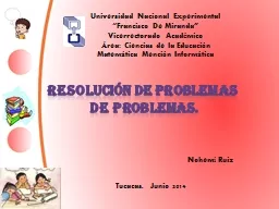 PPT-Resolución de problemas