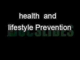 health  and  lifestyle Prevention