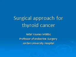 Surgical approach for thyroid cancer