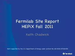 Fermilab Site Report HEPiX