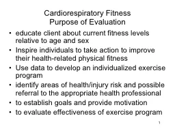 PPT-1 Cardiorespiratory Fitness