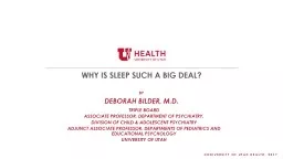 Why is sleep such a big deal?