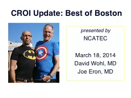 CROI Update: Best of Boston