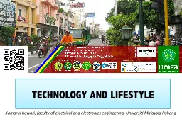 TECHNOLOGY AND LIFESTYLE