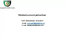 PPT-Mediastinum and pericardium