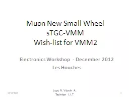 Muon New Small  Wheel sTGC-VMM