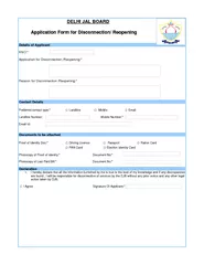 DELHI JAL BOARD DELHI JAL BOARD Application Form for D
