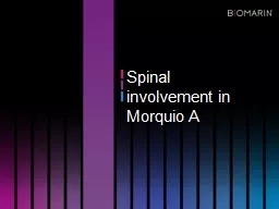 Spinal involvement in Morquio A