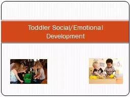 Toddler Social/Emotional Development