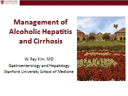 Management of Alcoholic Hepatitis