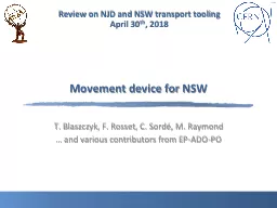 Movement device for  N SW