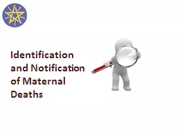 Identification  and Notification of Maternal