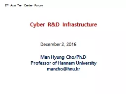 Cyber R&D Infrastructure