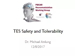 PPT-TES Safety and Tolerability