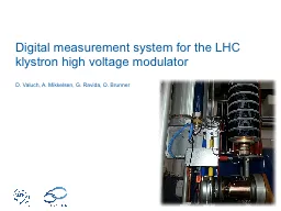 PPT-Digital measurement system for the LHC klystron high voltage modulator