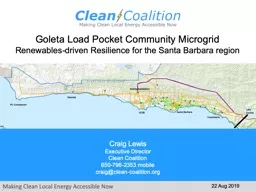 Goleta Load Pocket Community Microgrid