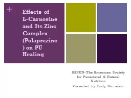 Effects of  L- Carnosine