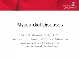 Myocardial Diseases Saad