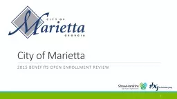 City of Marietta 2015 Benefits open enrollment review