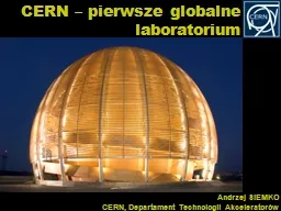 Andrzej SIEMKO  CERN,