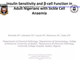 Insulin Sensitivity and β-cell